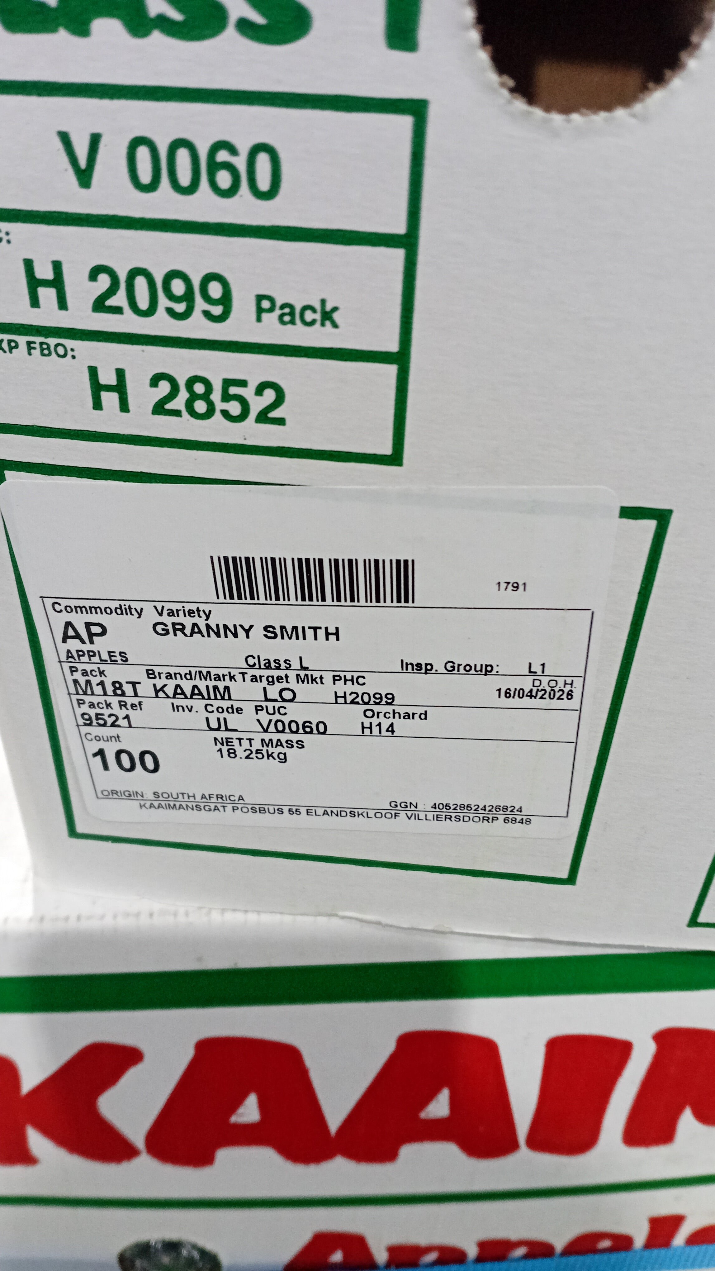 Granny Smith apples