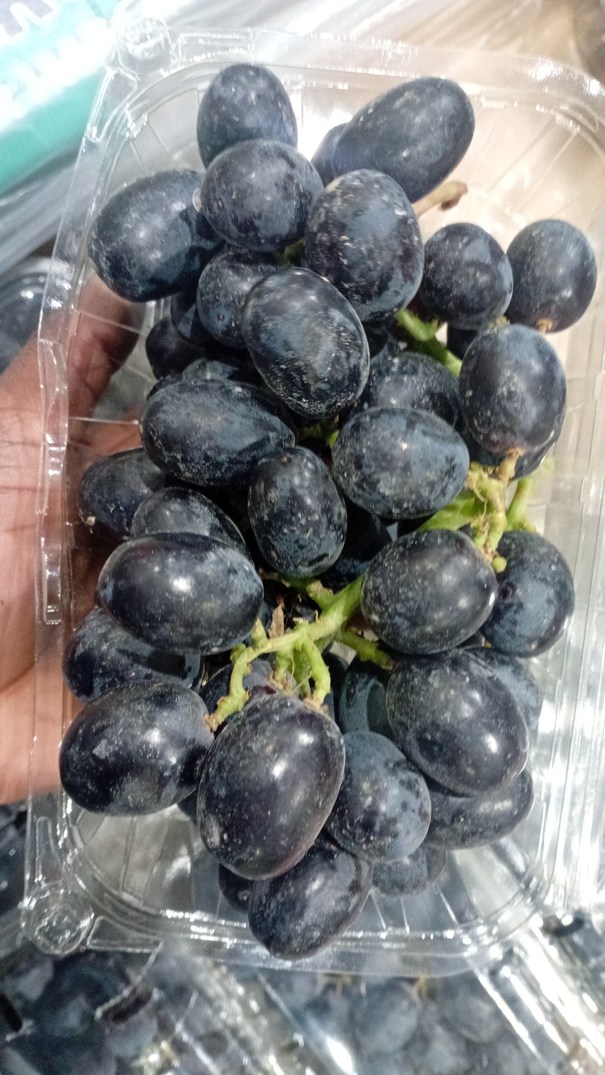 Black grapes